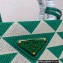 Prada Symbole jacquard fabric micro bag 1BA355 Green 2022