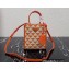 Prada Symbole jacquard fabric micro bag 1BA355 Orange 2022