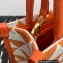 Prada Symbole jacquard fabric micro bag 1BA355 Orange 2022