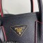 Prada Double Saffiano leather mini bag 1BG443 Black 2022