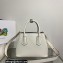 Prada Double Saffiano leather mini bag 1BG443 White 2022