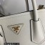 Prada Double Saffiano leather mini bag 1BG443 White 2022