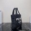 Prada Small raffia tote bag 1BG422 Black 2022