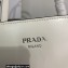 Prada Re-Edition 1995 brushed-leather medium handbag 1BA350 White 2022