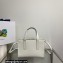 Prada Re-Edition 1995 brushed-leather mini handbag 1BA357 White 2022