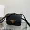 Prada Saffiano leather shoulder bag 1BD320 Black 2022
