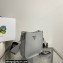 Prada Leather mini shoulder Bag 1BH191 Light Gray 2022