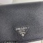 Prada Leather shoulder Bag 1BD314 Black 2022