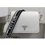 Prada Leather shoulder Bag 1BD314 White 2022