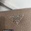 Prada Leather bag with shoulder strap 1BH082 Clay Gray 2022