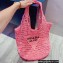 Cheap Sale Prada raffia tote bag 1BG424 Pink 2022