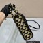 Prada Symbole jacquard fabric Small handbag 1BA354 Black/Beige 2022