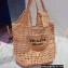 Cheap Sale Prada raffia tote bag 1BG424 Beige 2022