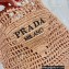 Cheap Sale Prada raffia tote bag 1BG424 Beige 2022