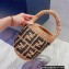 Cheap Sale Fendi raffia Mini bag 2022