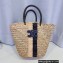 Cheap Sale Celine raffia Tote bag Beige/Black 2022