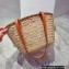 Cheap Sale Celine raffia Tote bag Beige/Brown 2022