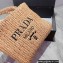 Cheap Sale Prada Small raffia tote bag Beige 2022