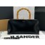 Jil Sander Goji Frame Small Bamboo Tote Bag 7148 Black