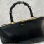 Jil Sander Goji Frame Small Bamboo Tote Bag 7148 So Black