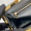 Jil Sander Goji Frame Small Bamboo Tote Bag 7148 So Black
