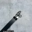 Vivienne Westwood Large Line Orb Buckle Belt 4899 Black/Silver