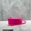 Jacquemus Le Bomba logo-plaque leather shoulder bag 2067 Pink