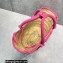 Jacquemus Le Panier Soleil raffia tote bag 2063 Pink