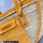 Jacquemus Le Panier Soleil raffia tote bag 2063 Yellow