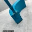 Jacquemus Le Bomba logo-plaque leather shoulder bag 2067 Blue