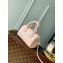 Louis Vuitton Monogram Empreinte leather Nano Speedy Bag Summer Stardust M81508 Pink