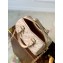 Louis Vuitton Sprayed and embossed grained cowhide leather Speedy Bandoulière 20 Bag M46163 Pale Beige