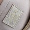 Louis Vuitton Sprayed and embossed grained cowhide leather Speedy Bandoulière 20 Bag M46163 Pale Beige