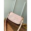 Louis Vuitton Sprayed and embossed grained cowhide leather Multi Pochette Accessoires Bag M46093 Pink