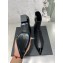 Chanel Heel 3cm Patent and Calfskin Boots Black 2022