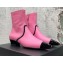 Chanel Heel 3cm Patent and Calfskin Boots Pink 2022