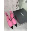 Chanel Heel 3cm Patent and Calfskin Boots Pink 2022
