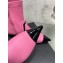 Chanel Heel 3cm Patent and Calfskin Boots Pink 2022