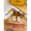 Fendi Roma Embroidered Espadrilles White 2022