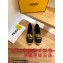 Fendi Roma Embroidered Espadrilles FF Brown 2022