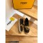 Fendi Roma Embroidered Espadrilles FF Brown 2022