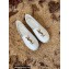 Saint Laurent monogram Logo Espadrilles In Lambskin White 2022