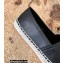 Saint Laurent monogram Logo Espadrilles In Lambskin Black 2022