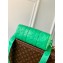 Louis Vuitton Monogram Leather Keepall Bandoulière 25 Bag M20929 Green