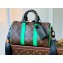 Louis Vuitton Monogram Canvas Keepall Bandoulière 25 Bag M46249 Green