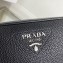 Prada Leather bag with shoulder strap 1BH082 Black 2022