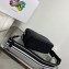 Prada Leather bag with shoulder strap 1BH082 Black 2022