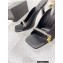 Versace Heel 10.5cm Medusa Crystal Mid-Heel Mules Black 2022
