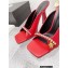 Versace Heel 10.5cm Medusa Crystal Mid-Heel Mules Red 2022