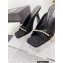 Versace Heel 10.5cm Medusa Crystal Mid-Heel Mules Suede Black 2022